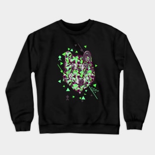 Geometric Wolf Crewneck Sweatshirt